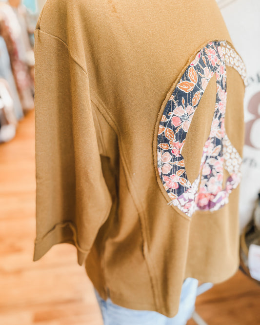 Sage + Fig Fall Peace Top