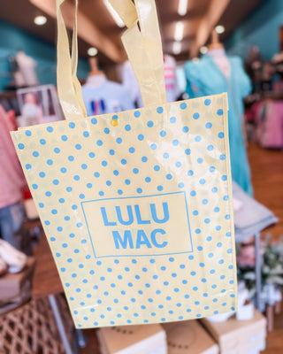 LuLu Mac Polka Dot Reusable Tote Bag