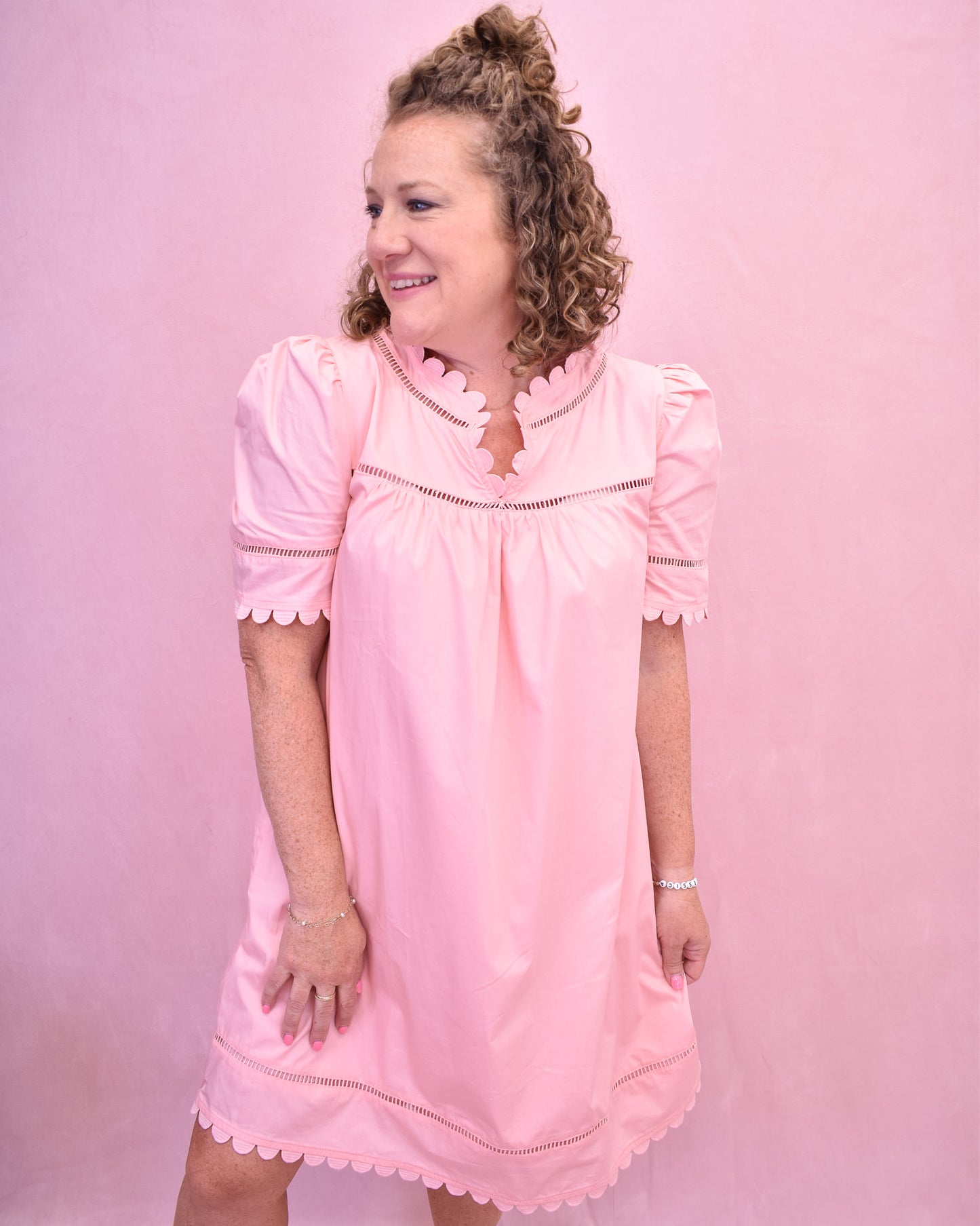 Planning Ahead Short Sleeve Mini Dress