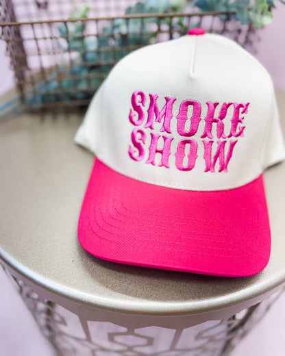 SMOKE SHOW Canvas Snapback Hat