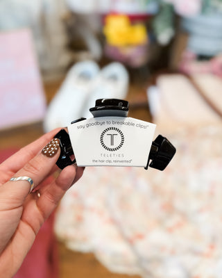Teleties classic claw clip in black
