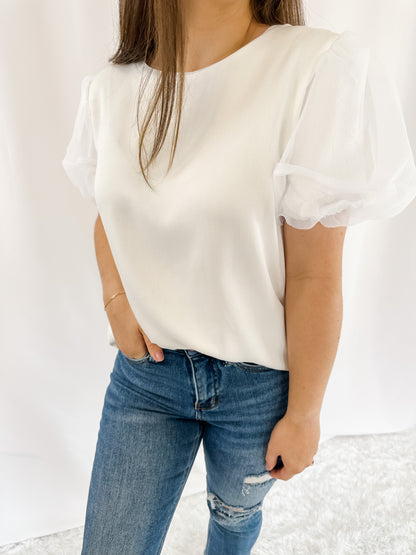 The Best Part Puff Sleeve Top