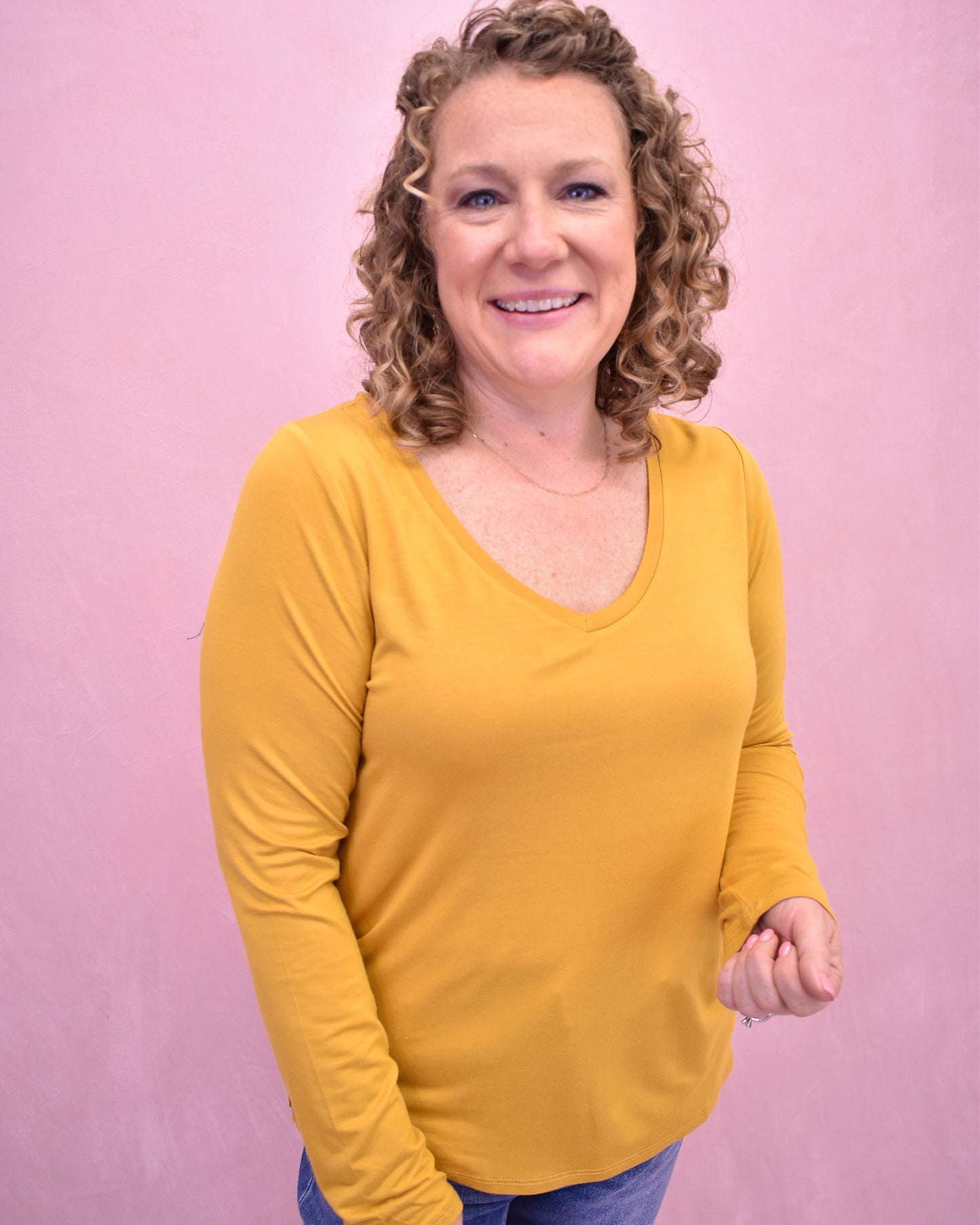 The First Chill V-Neck Top