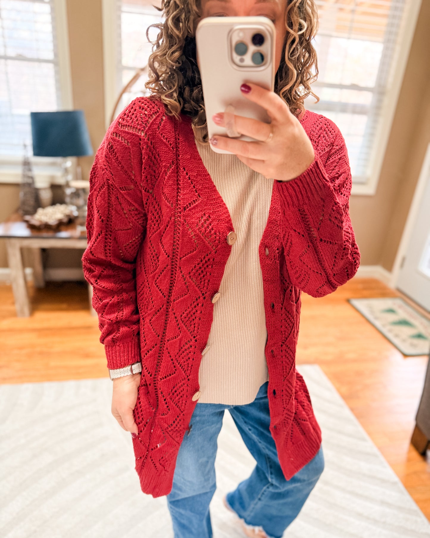 Uptown Charm Knit Long Cardigan