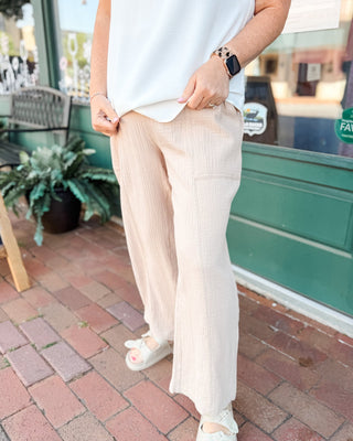 Bay Breeze Cropped Wide Leg Pants - The Southern Loft