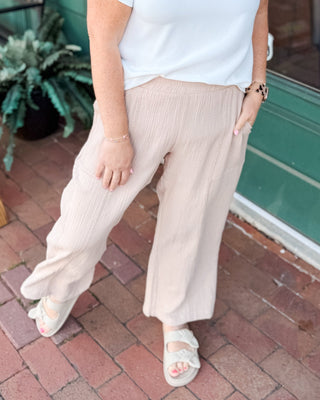 Bay Breeze Cropped Wide Leg Pants - The Southern Loft