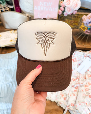 Boot Stitch Embroidered Trucker Hat - The Southern Loft