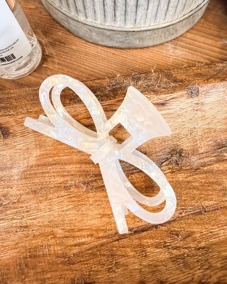 Bow Ribbon Hair Claw Clip - The Southern Loft