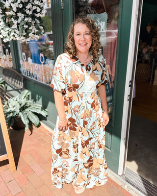 Bright Days Ahead Floral Maxi Dress - The Southern Loft