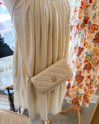 Brynleigh Quilted Clutch Crossbody - The Southern Loft
