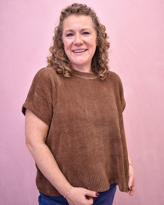 Chic & Chenille Cap Sleeve Sweater Top - The Southern Loft