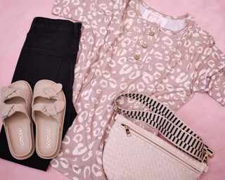 Coffee Shop Cutie Animal Print Top - The Southern Loft