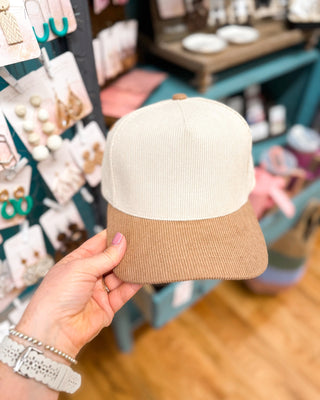 Cute + Corduroy Snap Back Cap - The Southern Loft