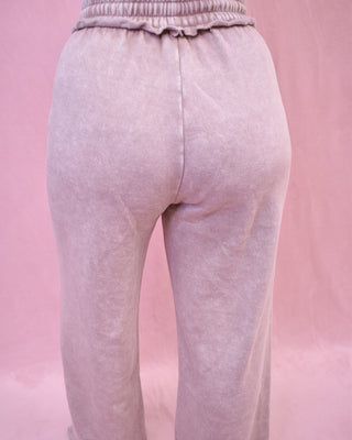 Effortless Comfort Acid Wash Palazzo Pants - The Southern Loft