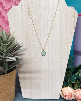 Grace Overflowing Cross Necklace - The Southern Loft