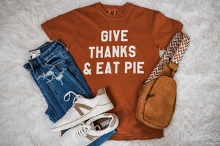 Let's Give Thanks Graphic Tee - The Southern Loft