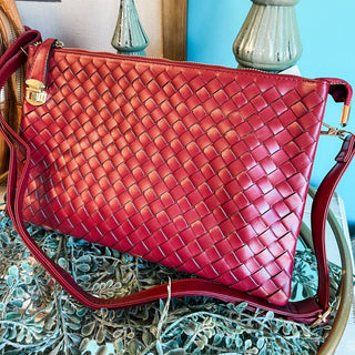 Looking Out Woven Large Crossbody - The Southern Loft