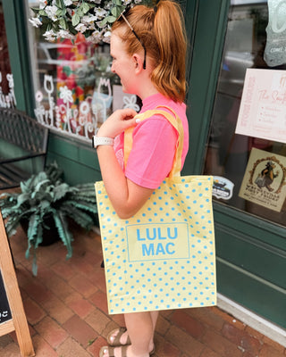 LuLu Mac Polka Dot Reusable Tote Bag - The Southern Loft
