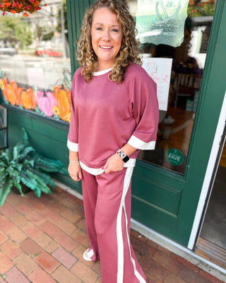 Luxe on the Go Colorblock Raglan LuxeKnit Set - The Southern Loft