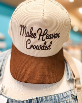 Make Heaven Crowded Corduroy Tucker Hat - The Southern Loft