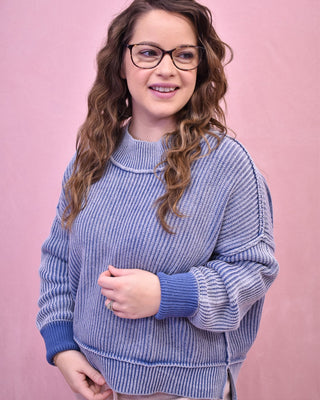 Midtown Views Ribbed Oversized Sweater - The Southern Loft