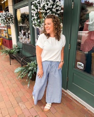 Pretty Stripes Wide Leg Pants - The Southern Loft