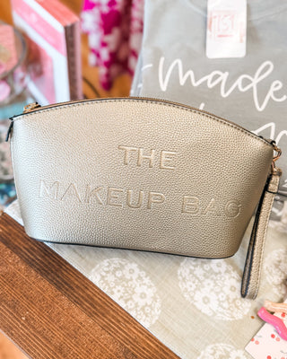 Sally Embossed Makeup Pouch - The Southern Loft