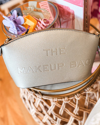 Sally Embossed Makeup Pouch - The Southern Loft