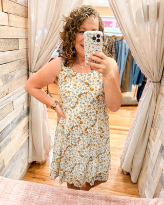 Softly Gathered Floral Tiered Dress - The Southern Loft