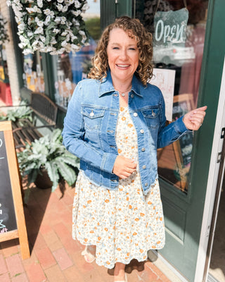 Softly Gathered Floral Tiered Dress - The Southern Loft