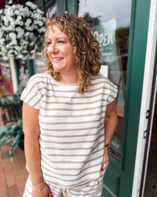 Summer Casual Striped Knit Top - The Southern Loft
