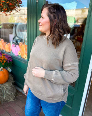 Sunday Ease Oversized Fleece Pullover - The Southern Loft
