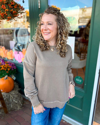 Sunday Ease Oversized Fleece Pullover - The Southern Loft