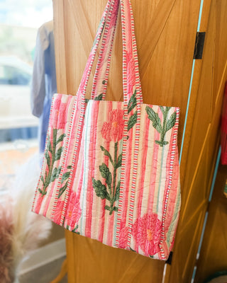 Sunshine Quilted Large Tote Bags - The Southern Loft