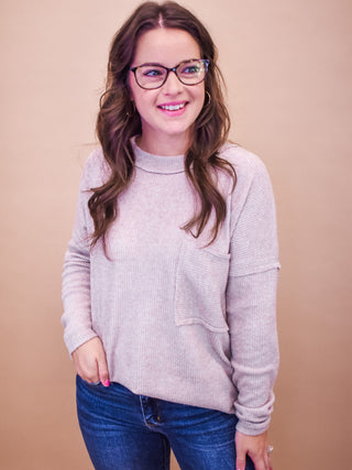 Talking My Language Ribbed Sweater - The Southern Loft