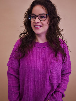 Talking My Language Ribbed Sweater - The Southern Loft