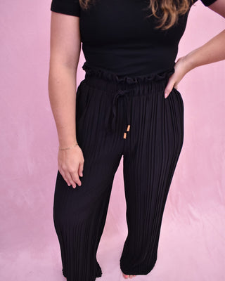 The Sofia Pleated Palazzo Pants - The Southern Loft