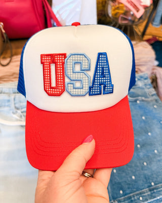 USA Patch Mesh Trucker Hat - The Southern Loft