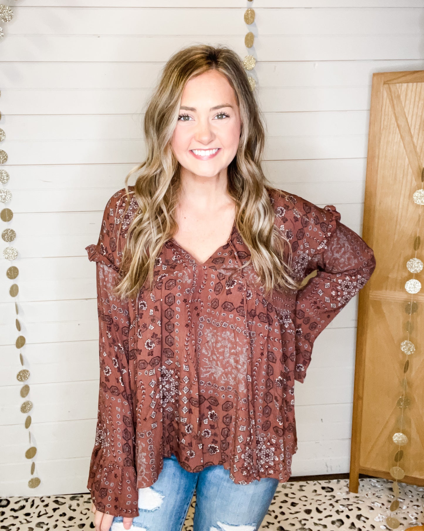 Trusting In You Boho Top