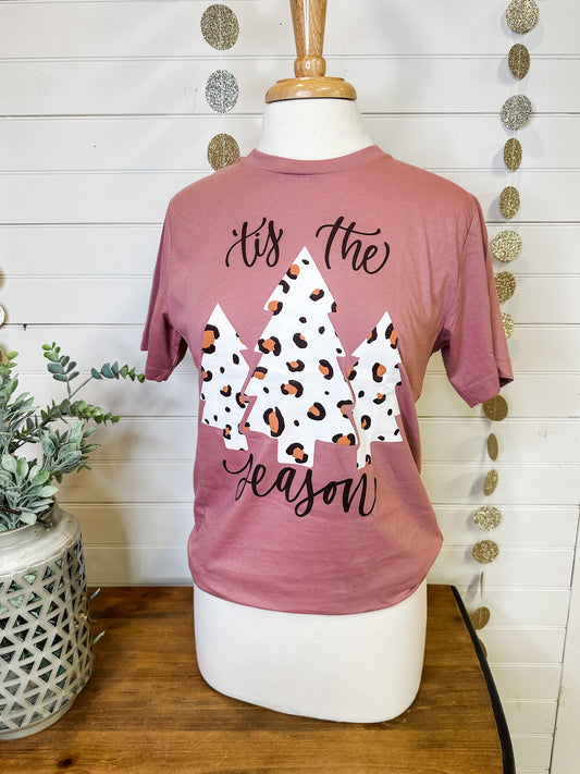 A Leopard Christmas Graphic Tee