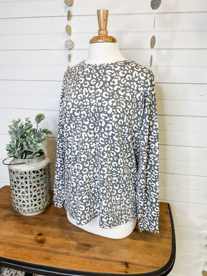 Easily Yours Animal Print Top