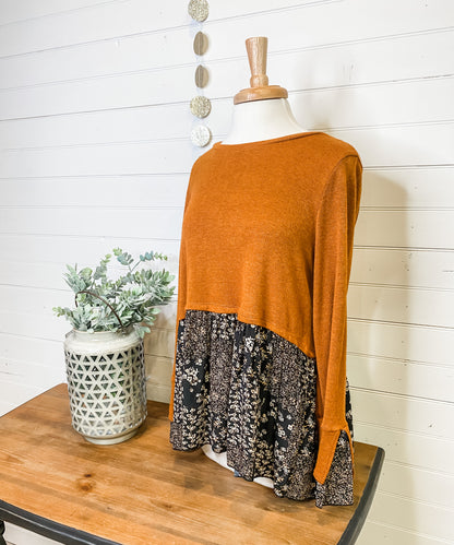 Take a Peek Sweater Top