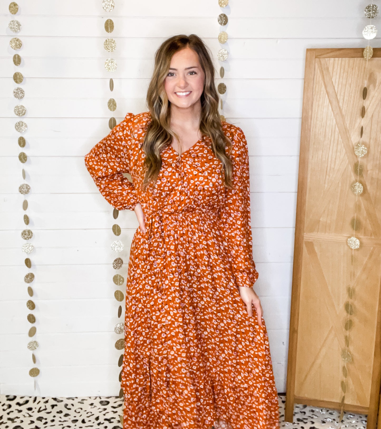 Put On A Show Floral Maxi Dress