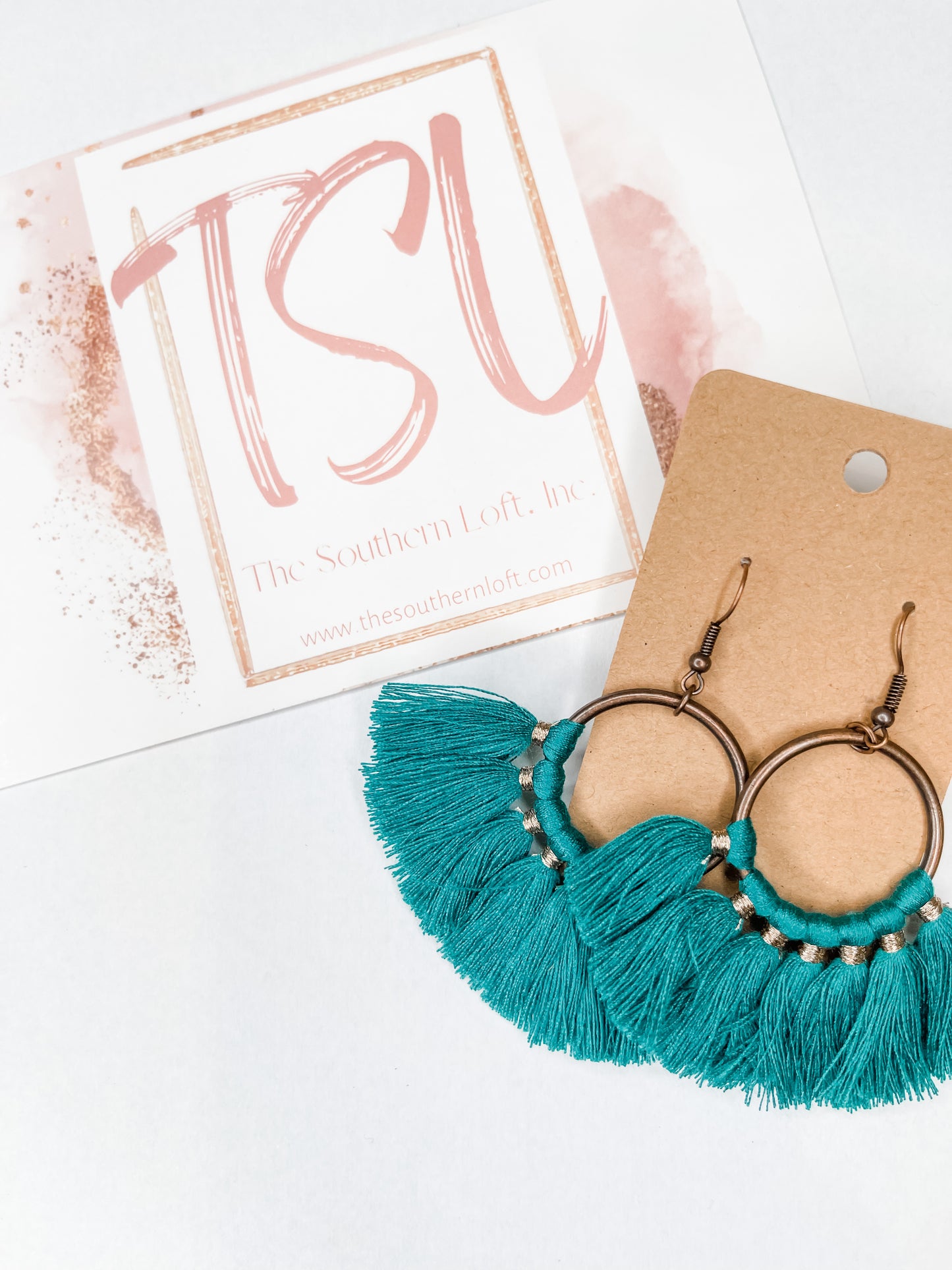 Drop Tassel Earrings