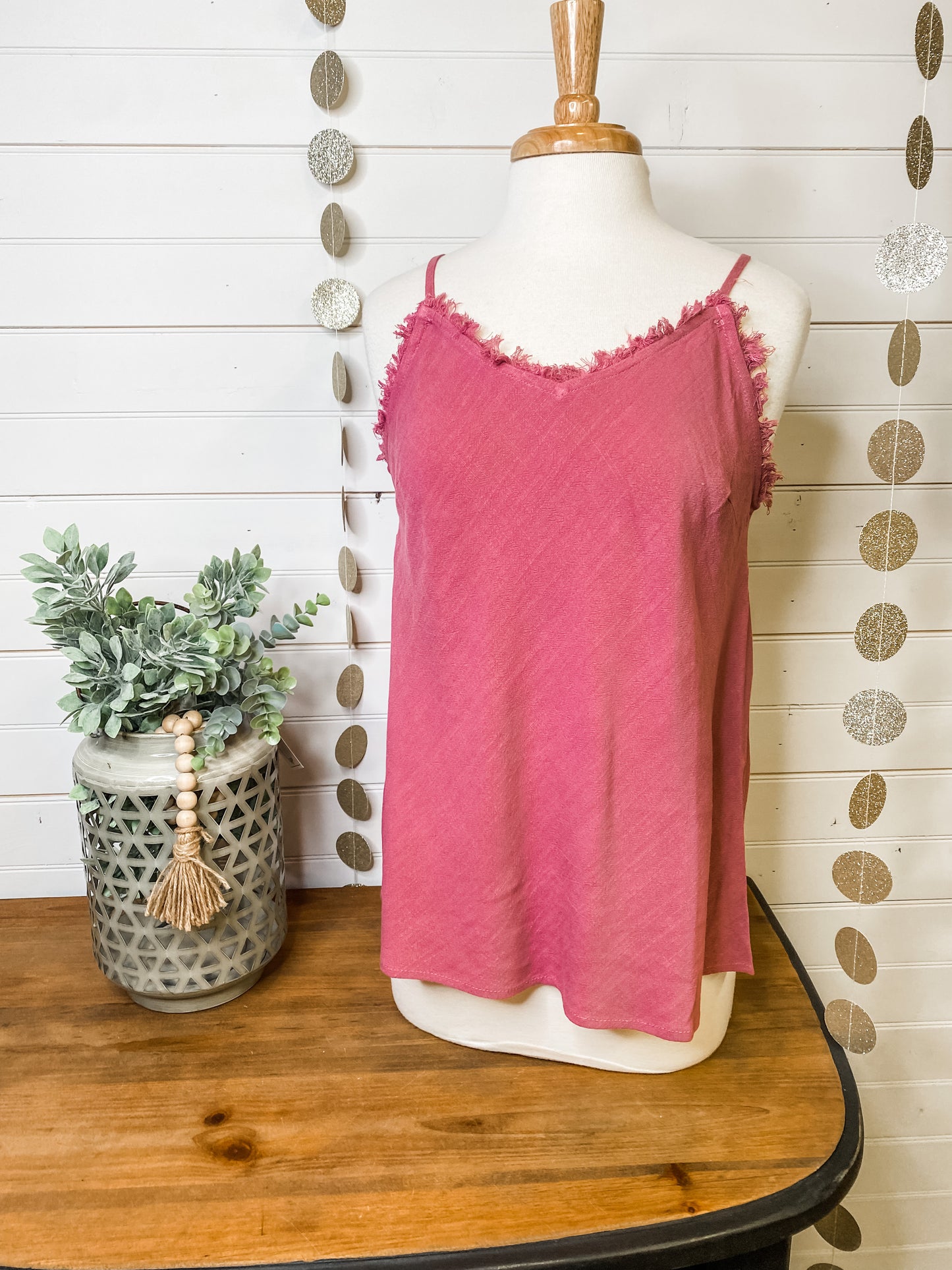 Linen Fray Cami