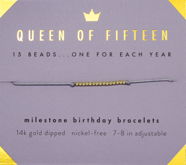 Milestone Birthday Bracelet