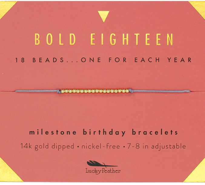 Milestone Birthday Bracelet